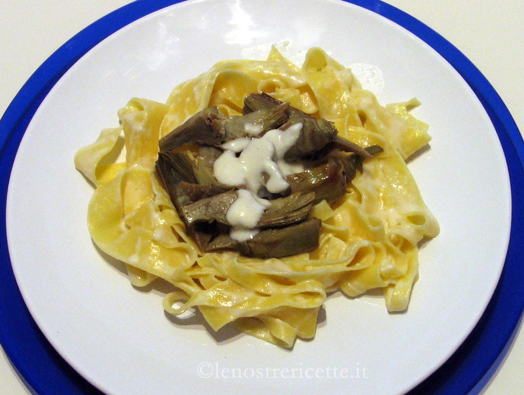 Tagliatelle Carciofi e Caprino