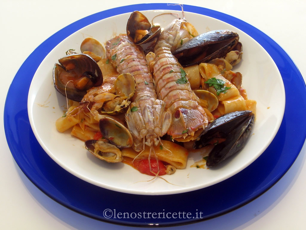 Calamarata con le Cicale e Cozze