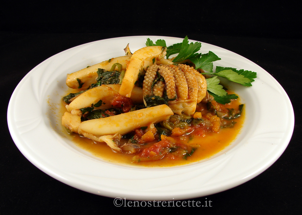 Seppie in Zimino (con Spinaci o Bietola)